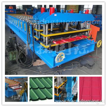 Roofing Step Tile Roll Forming Machine, Glazed Tile Roll Forming Machine